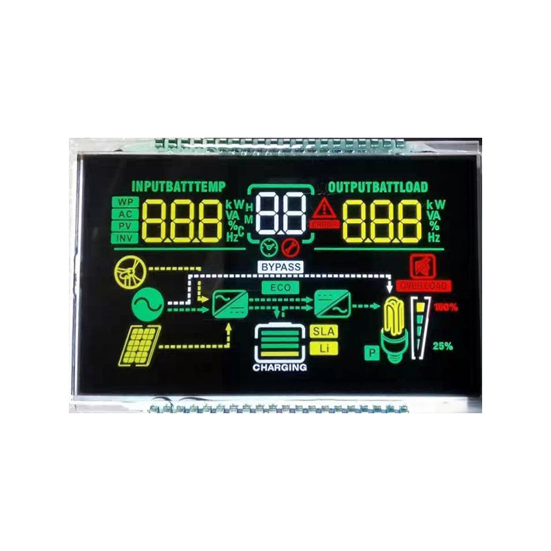 Multi-Color Screen Printing LCD: Segment LCD / Ultra-High Durability / VA LCD / Silk Printing LCD / Printed Color Layer